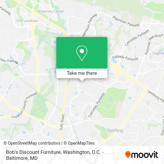 Bob's Discount Furniture map