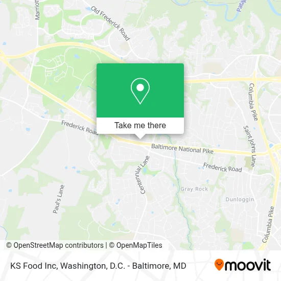 KS Food Inc map