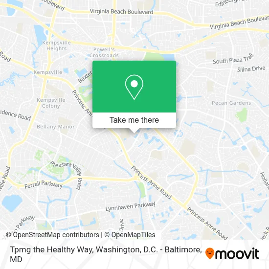 Tpmg the Healthy Way map