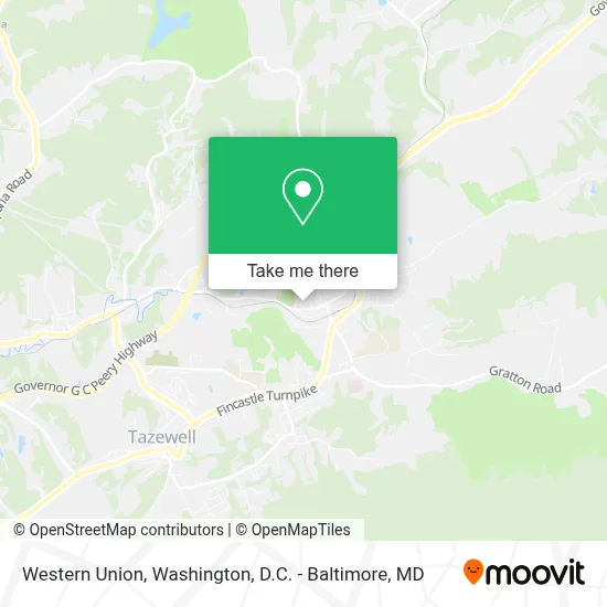Western Union map