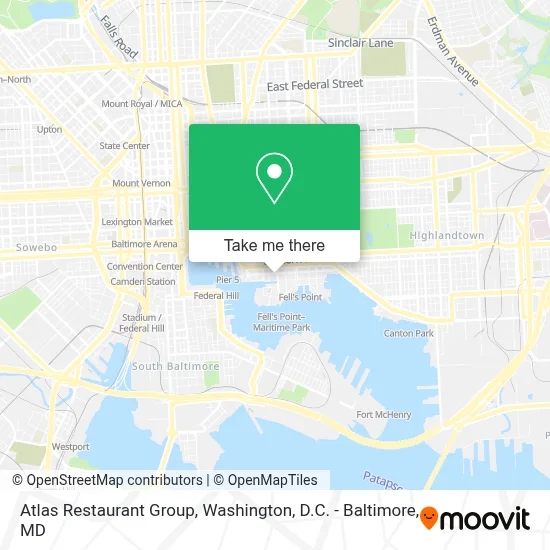 Atlas Restaurant Group map
