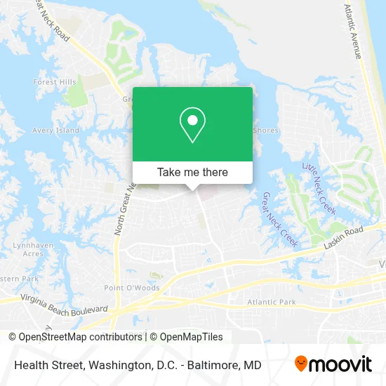Health Street map