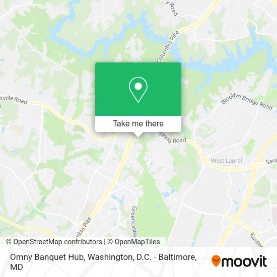 Omny Banquet Hub map