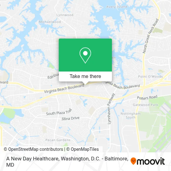 A New Day Healthcare map