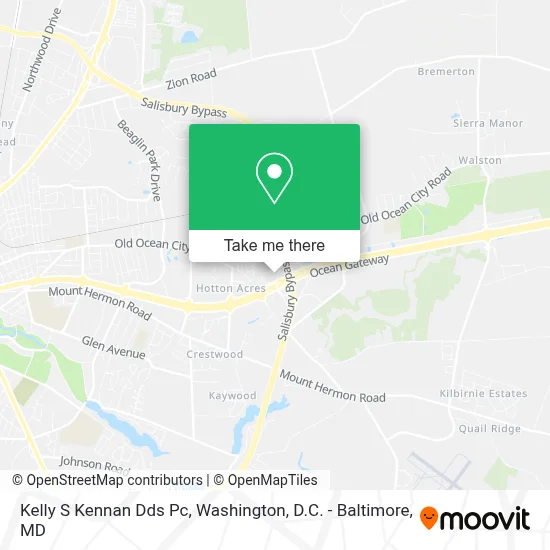 Kelly S Kennan Dds Pc map