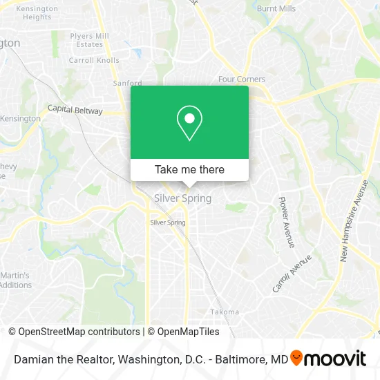 Damian the Realtor map