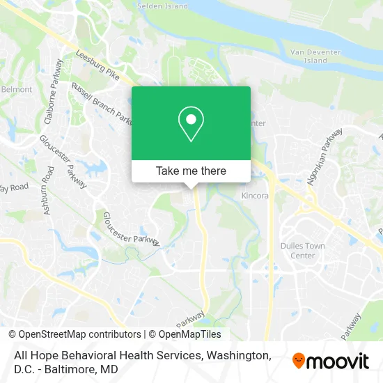 All Hope Behavioral Health Services map