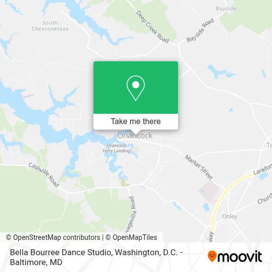 Bella Bourree Dance Studio map