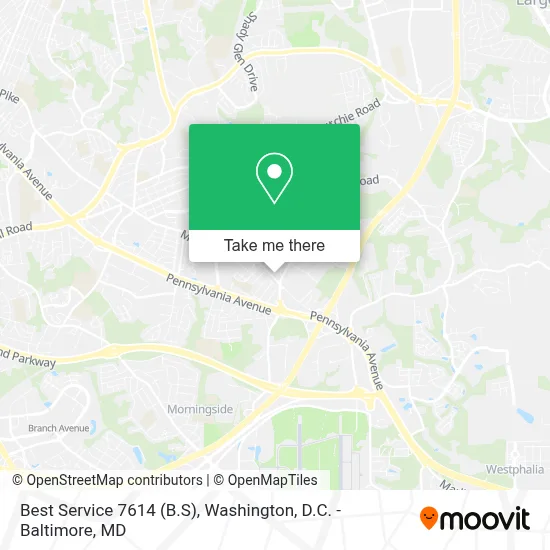 Best Service 7614 (B.S) map