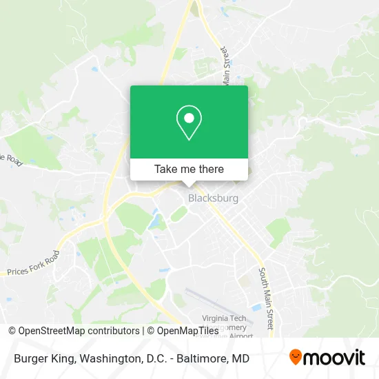 Burger King map