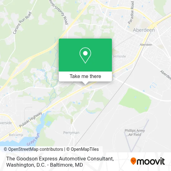 The Goodson Express Automotive Consultant map