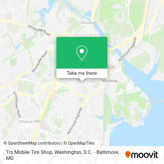 Trs Mobile Tire Shop map