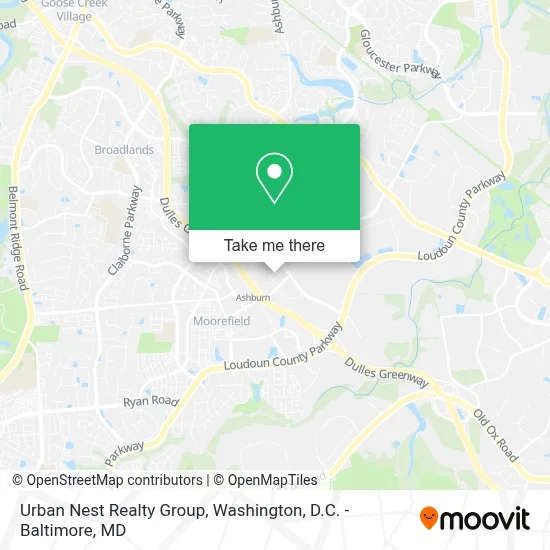 Urban Nest Realty Group map