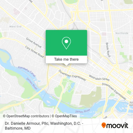 Dr. Danielle Armour, Pllc map