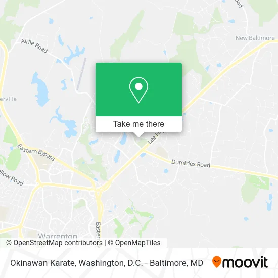 Okinawan Karate map
