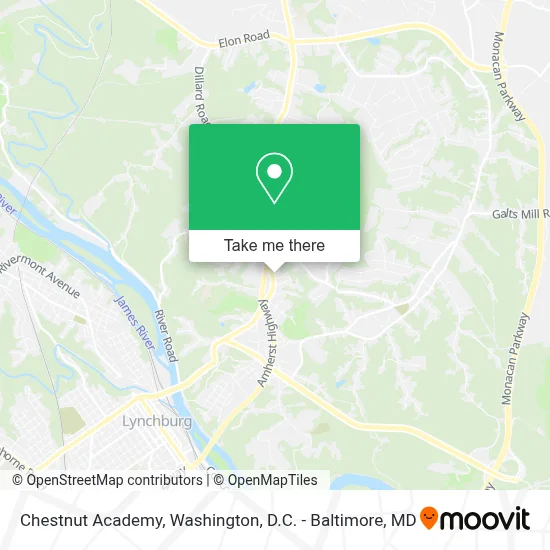 Chestnut Academy map