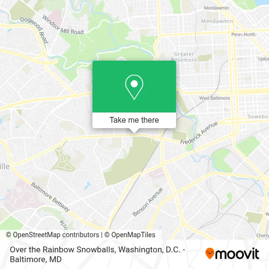 Over the Rainbow Snowballs map
