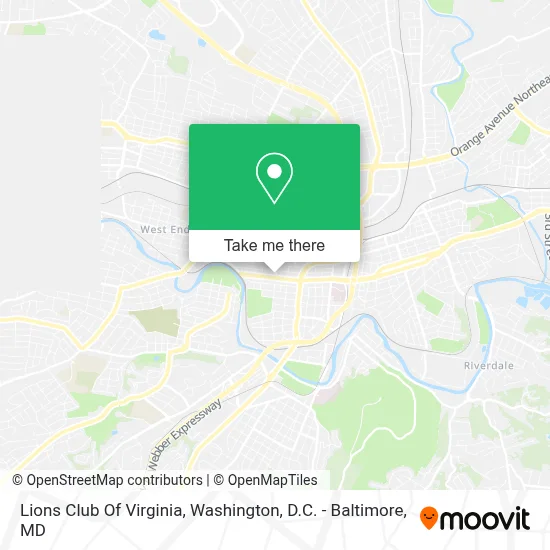 Lions Club Of Virginia map