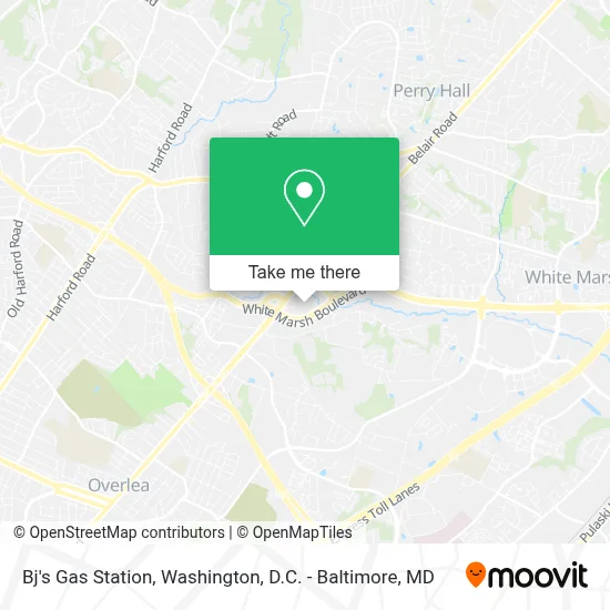 Bj's Gas Station map