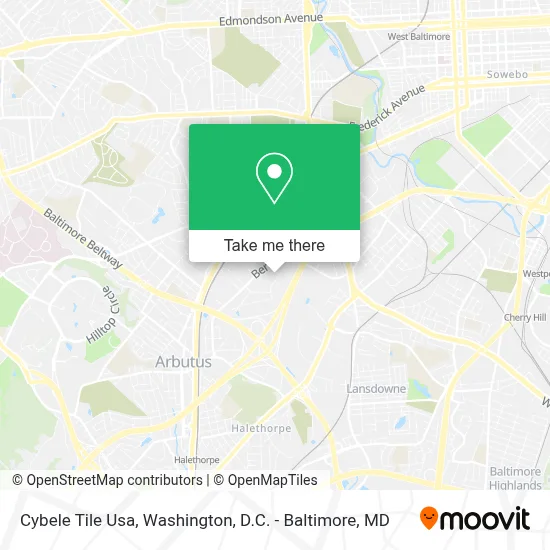 Cybele Tile Usa map