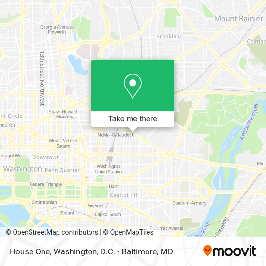 House One map