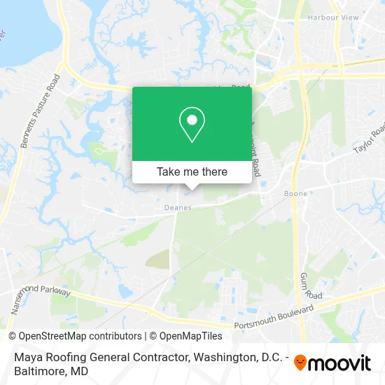 Maya Roofing General Contractor map