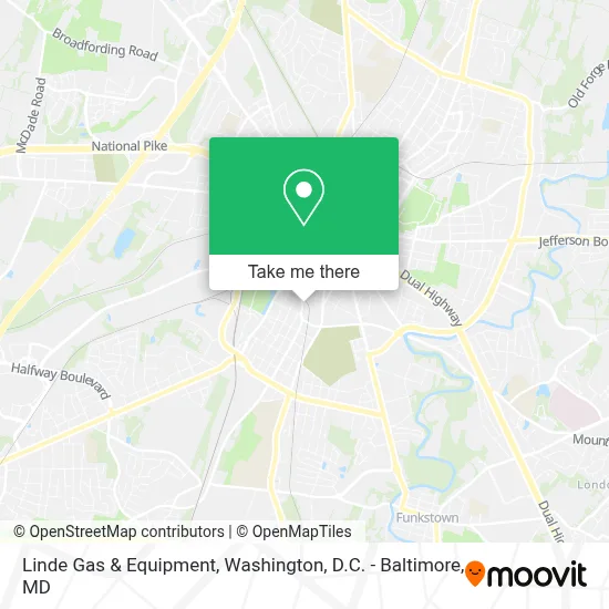 Linde Gas & Equipment map