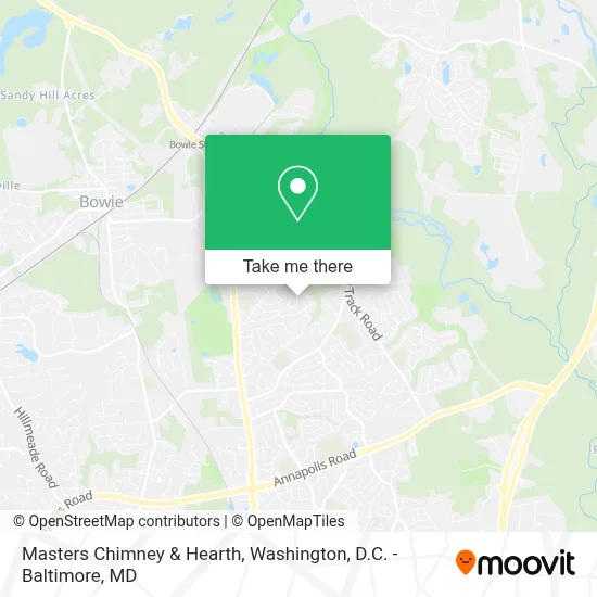 Masters Chimney & Hearth map