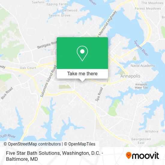 Five Star Bath Solutions map