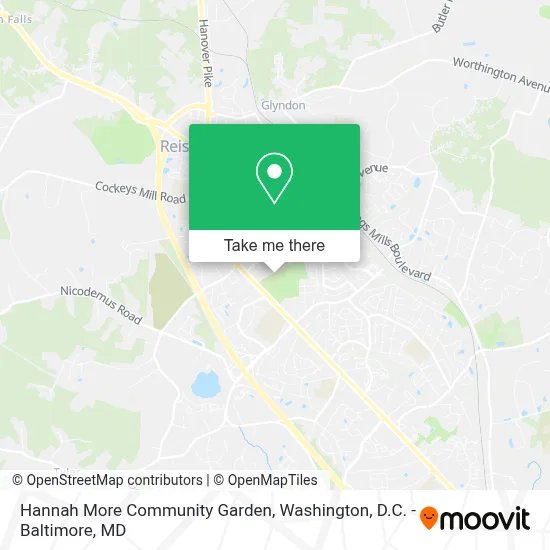 Hannah More Community Garden map