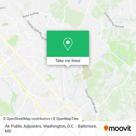 Ak Public Adjusters map