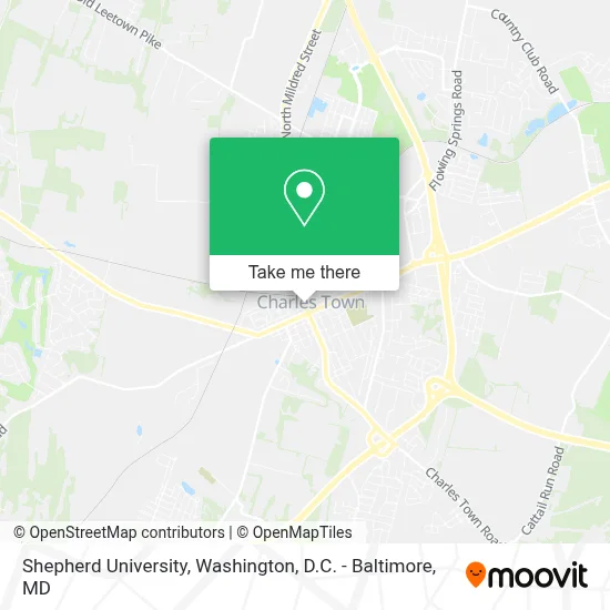 Shepherd University map