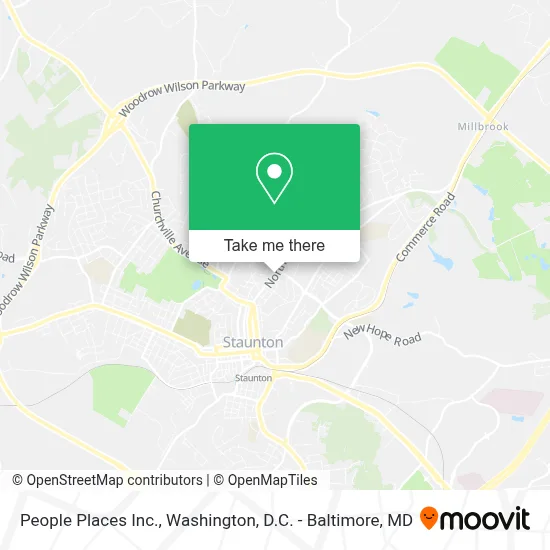 People Places Inc. map