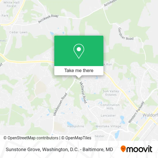 Sunstone Grove map