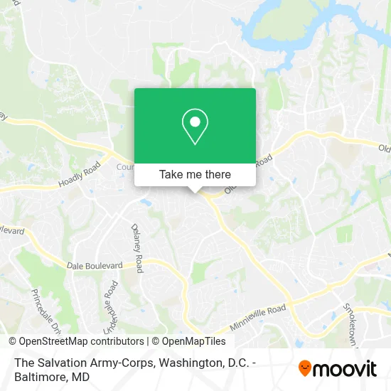 The Salvation Army-Corps map