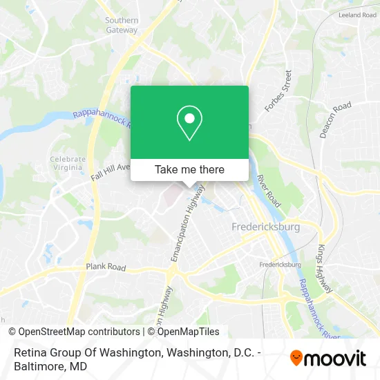 Retina Group Of Washington map