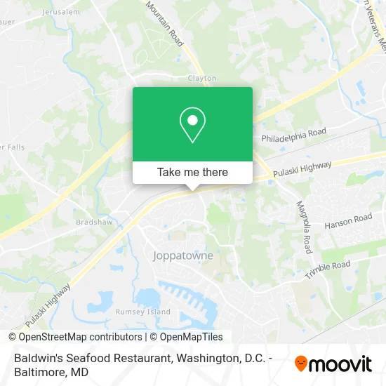 Baldwin's Seafood Restaurant map