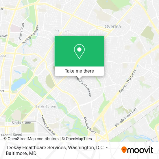 Teekay Healthcare Services map