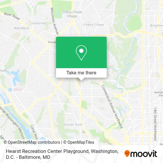 Hearst Recreation Center Playground map