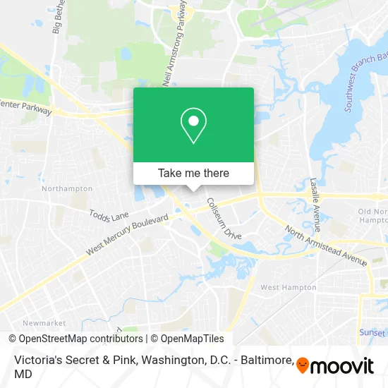 Victoria's Secret & Pink map