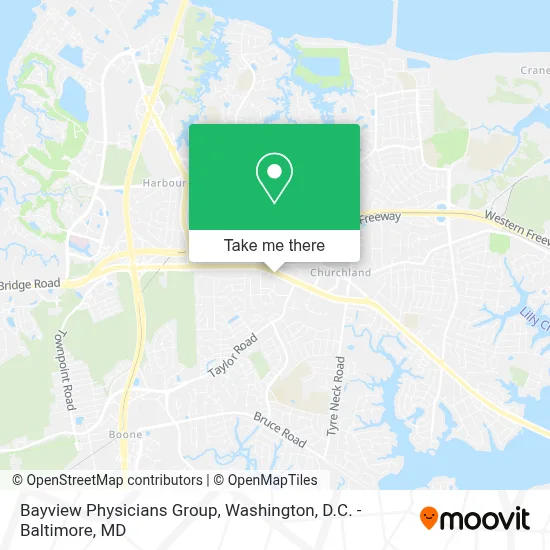 Bayview Physicians Group map