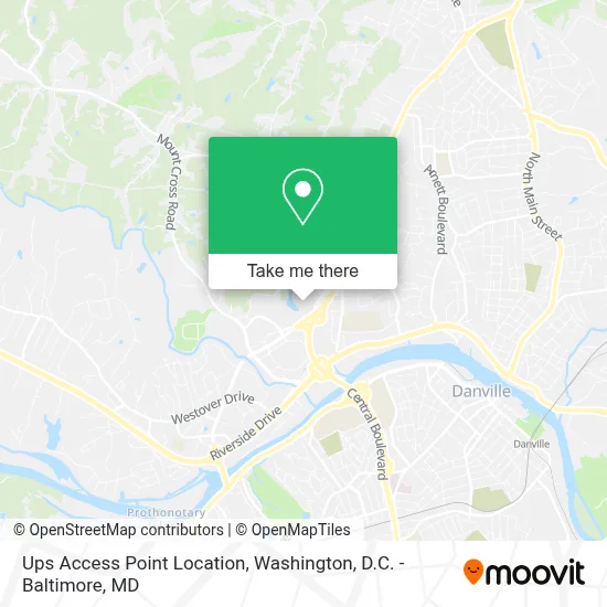 Ups Access Point Location map