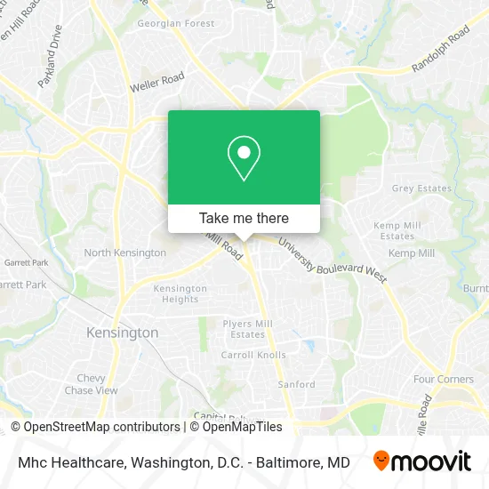Mhc Healthcare map