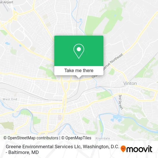 Greene Environmental Services Llc map