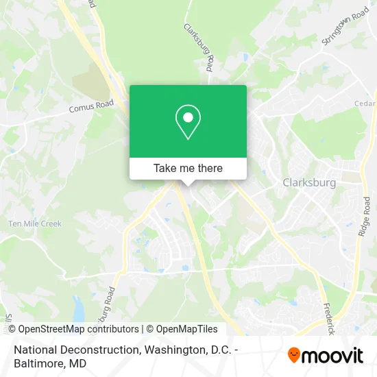 National Deconstruction map