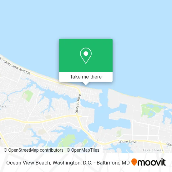 Ocean View Beach map