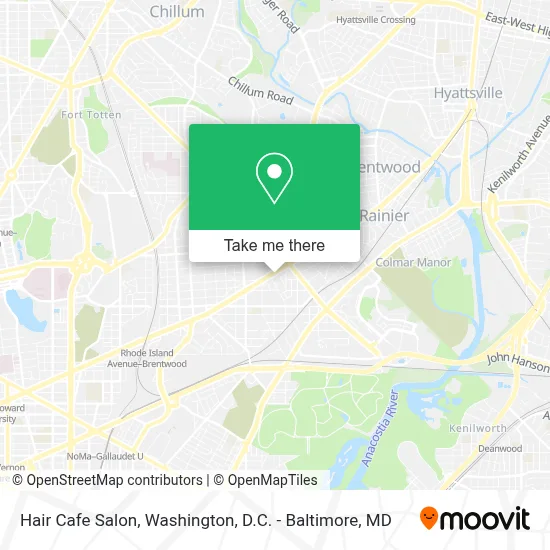 Hair Cafe Salon map