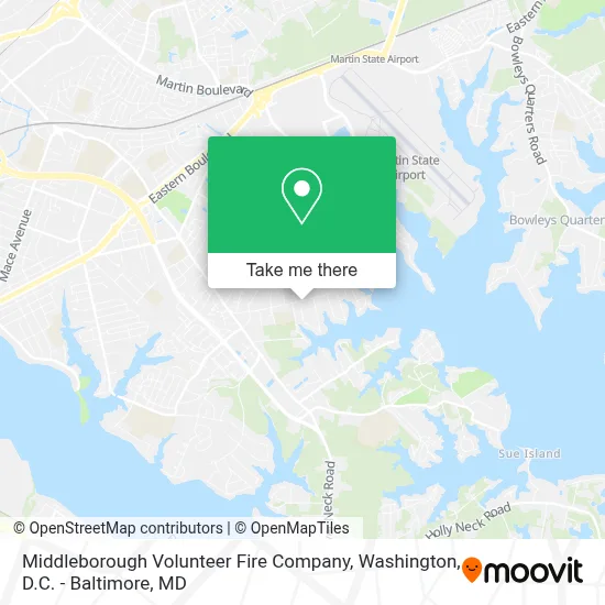 Middleborough Volunteer Fire Company map