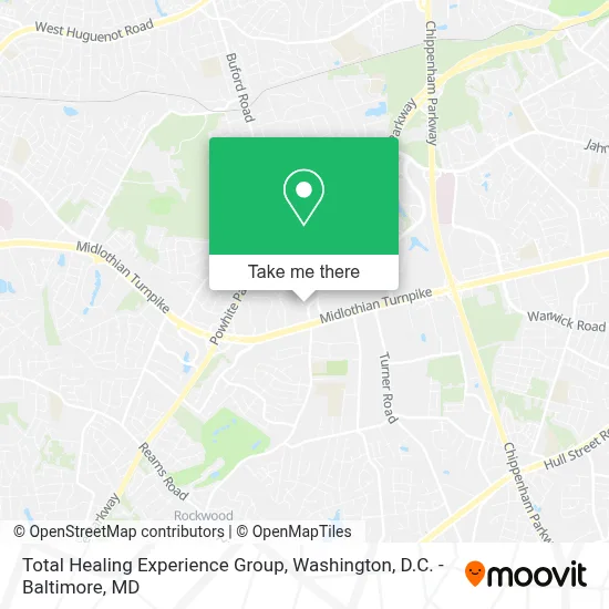 Total Healing Experience Group map