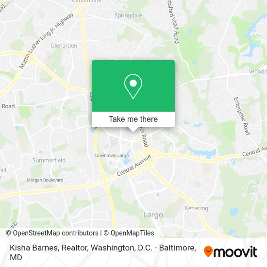 Kisha Barnes, Realtor map